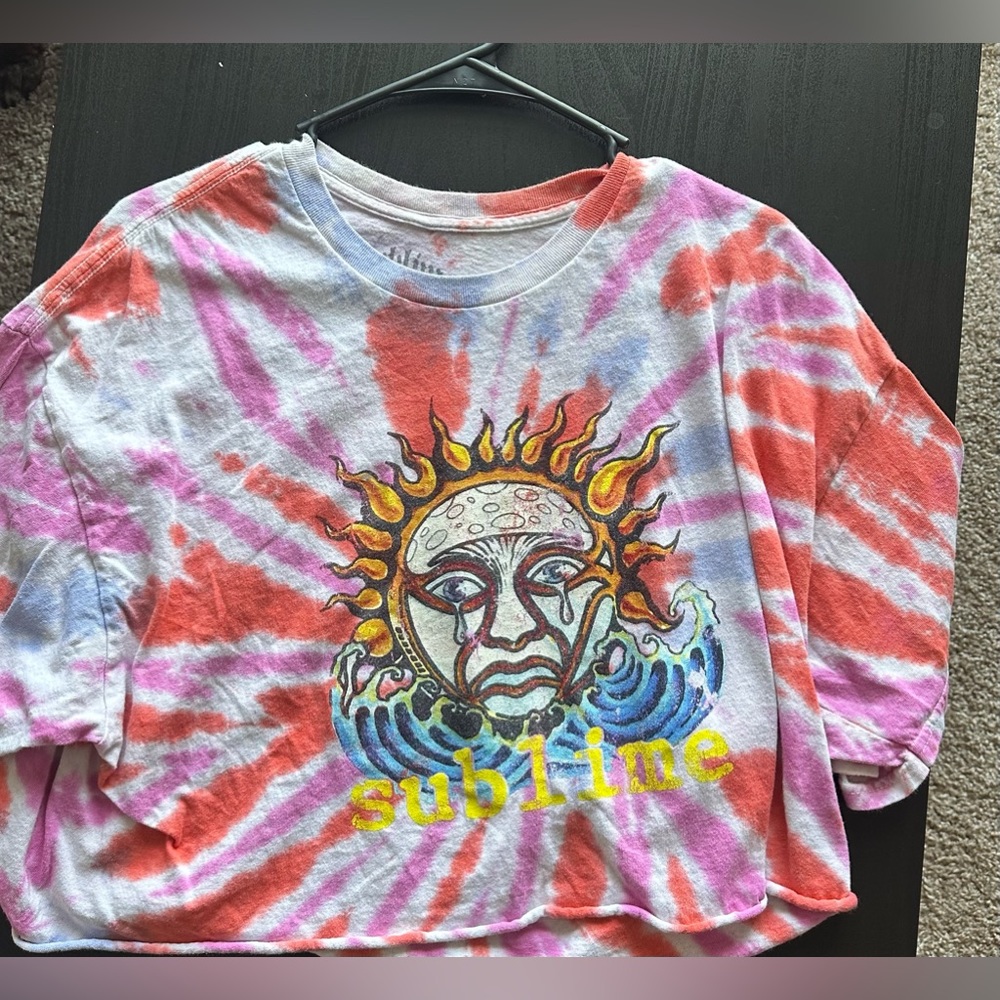 Sublime forever 21 crop tee